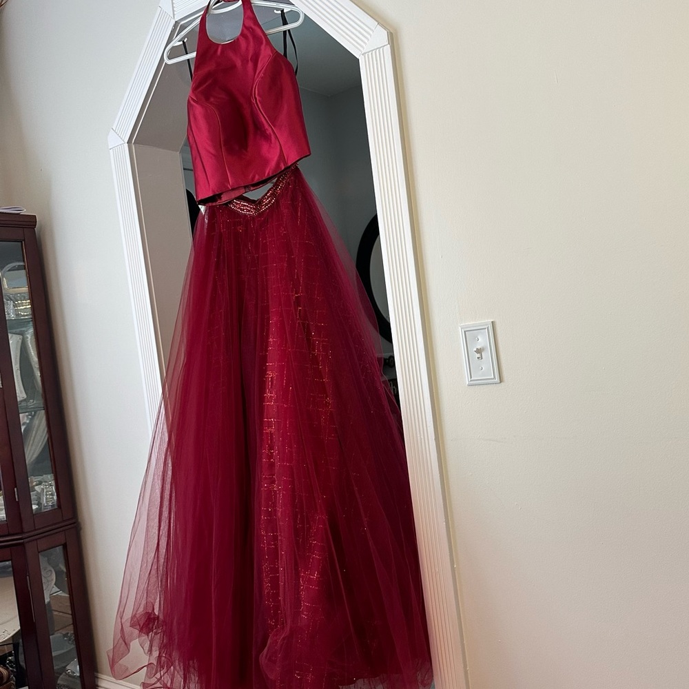 Two Piece Prom Dress